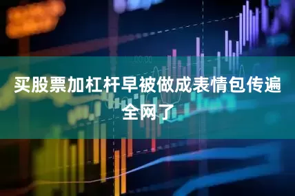 买股票加杠杆早被做成表情包传遍全网了