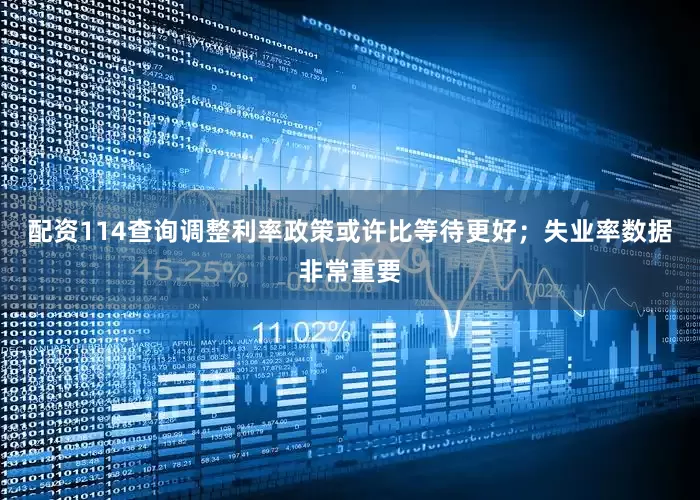 配资114查询调整利率政策或许比等待更好；失业率数据非常重要